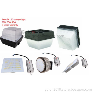 LED Canopy Light 60W Repalce 200-250W HID Mhl HPS for Canopy Light Fixture